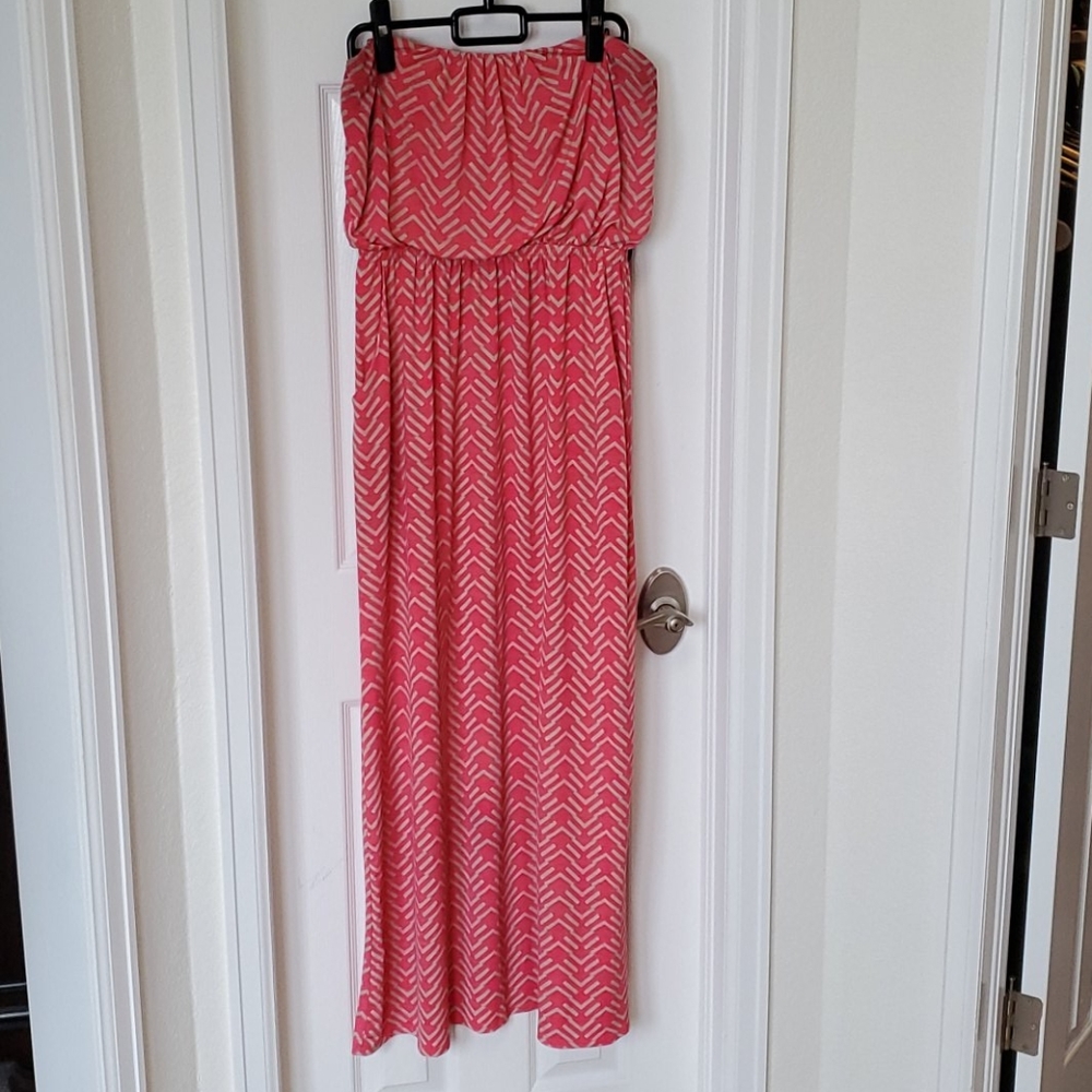 XL Strapless Maxi Dress